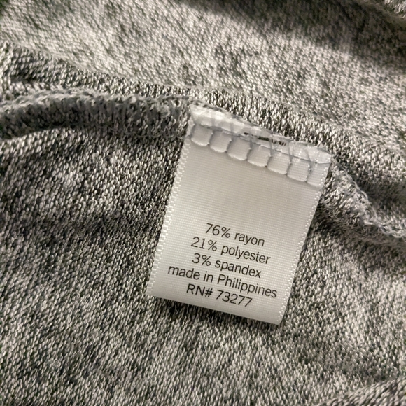 🐨 Gray Mineral Black Sonoma Cardigan Robe Size Large NWT - Picture 6 of 6